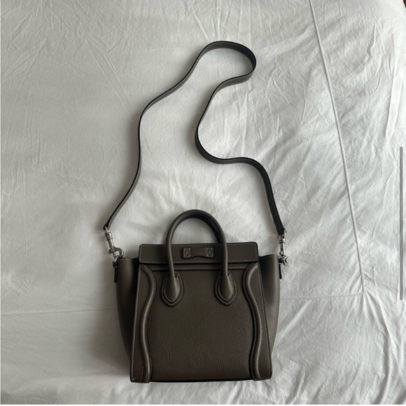 Celine Nano Luggage in Taupe - Picture 8 of 9